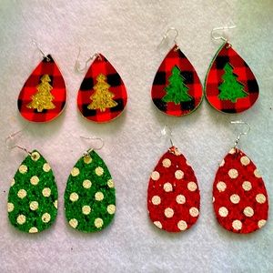 SPARKLE CHRISTMAS EARRINGS!!!